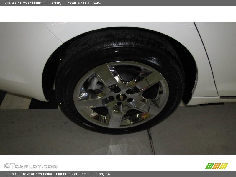 Summit White / Ebony 2009 Chevrolet Malibu LT Sedan