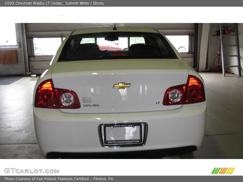 Summit White / Ebony 2009 Chevrolet Malibu LT Sedan