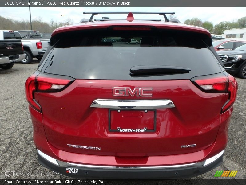 Red Quartz Tintcoat / Brandy/­Jet Black 2018 GMC Terrain SLT AWD