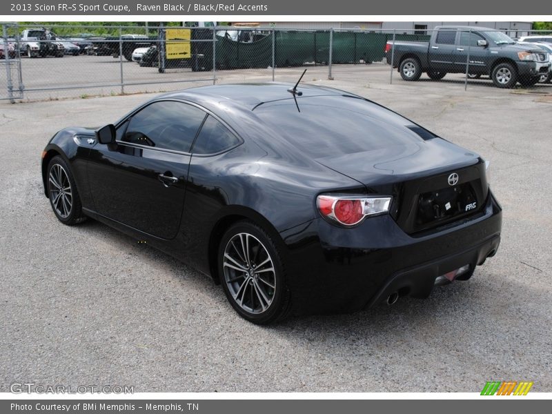 Raven Black / Black/Red Accents 2013 Scion FR-S Sport Coupe