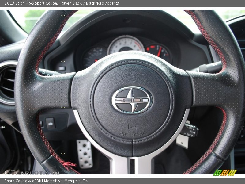 Raven Black / Black/Red Accents 2013 Scion FR-S Sport Coupe