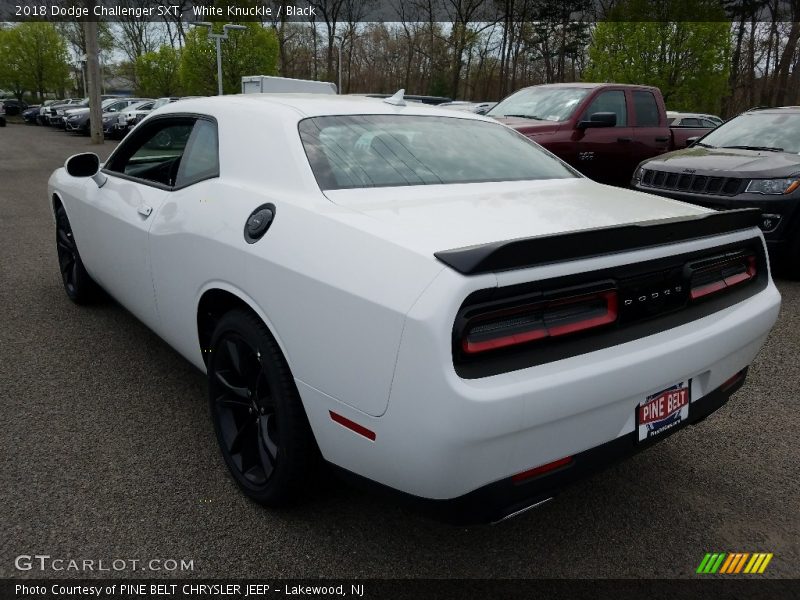 White Knuckle / Black 2018 Dodge Challenger SXT