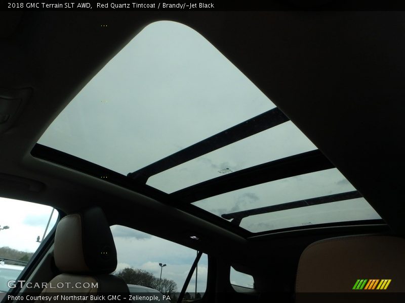 Red Quartz Tintcoat / Brandy/­Jet Black 2018 GMC Terrain SLT AWD