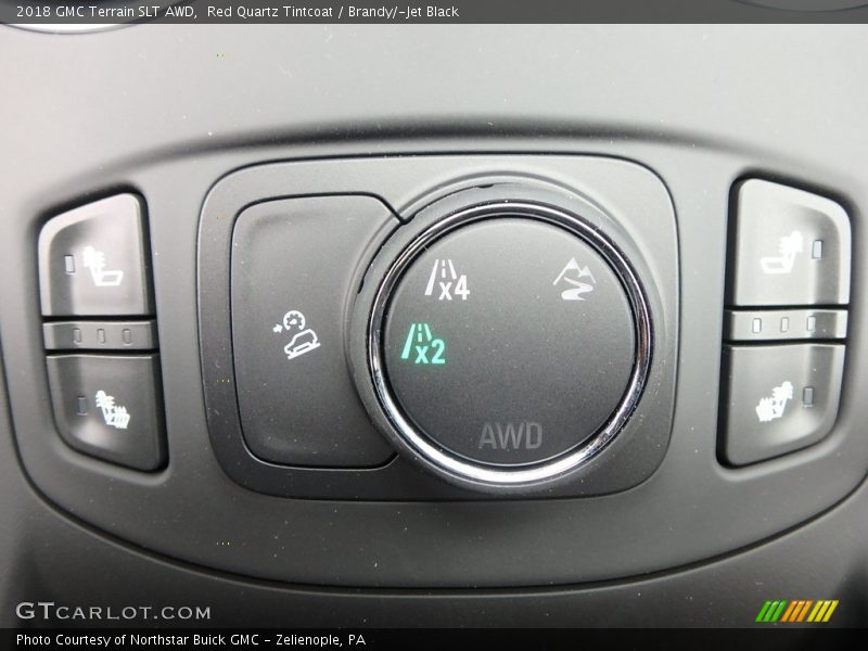 Red Quartz Tintcoat / Brandy/­Jet Black 2018 GMC Terrain SLT AWD