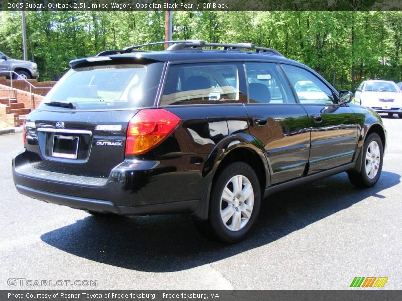 Obsidian Black Pearl / Off Black 2005 Subaru Outback 2.5i Limited Wagon