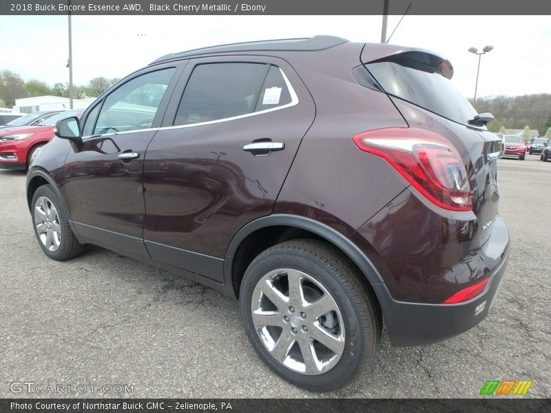 Black Cherry Metallic / Ebony 2018 Buick Encore Essence AWD