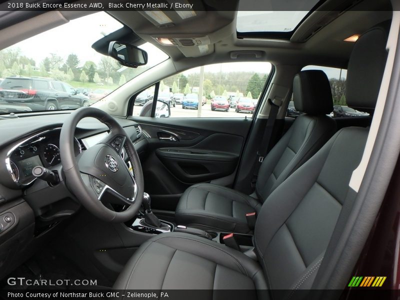 Front Seat of 2018 Encore Essence AWD
