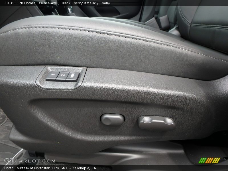 Black Cherry Metallic / Ebony 2018 Buick Encore Essence AWD