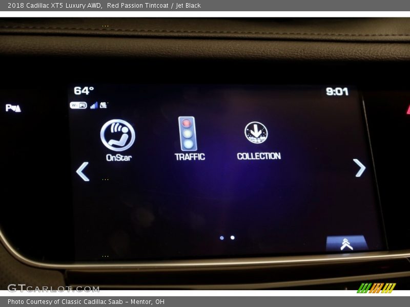 Red Passion Tintcoat / Jet Black 2018 Cadillac XT5 Luxury AWD