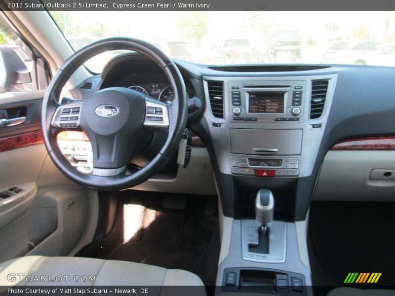 Cypress Green Pearl / Warm Ivory 2012 Subaru Outback 2.5i Limited