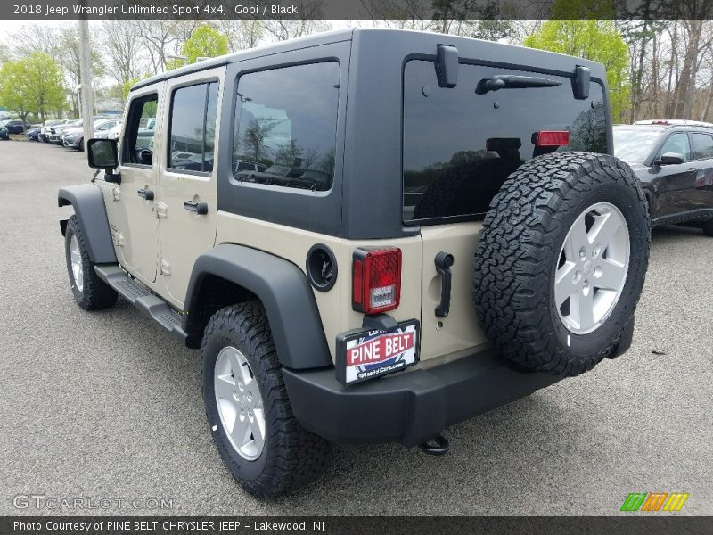 Gobi / Black 2018 Jeep Wrangler Unlimited Sport 4x4