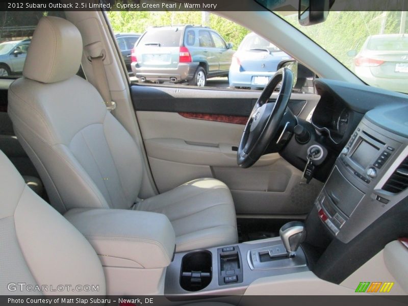 Cypress Green Pearl / Warm Ivory 2012 Subaru Outback 2.5i Limited