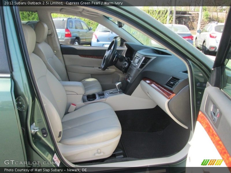 Cypress Green Pearl / Warm Ivory 2012 Subaru Outback 2.5i Limited