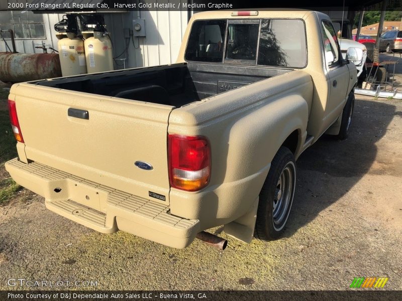 Harvest Gold Metallic / Medium Graphite 2000 Ford Ranger XL Regular Cab