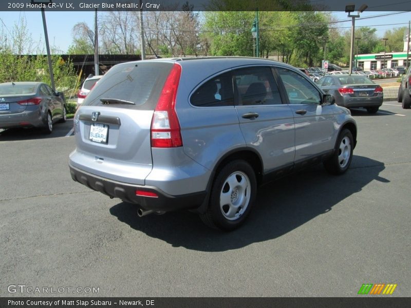 Glacier Blue Metallic / Gray 2009 Honda CR-V LX