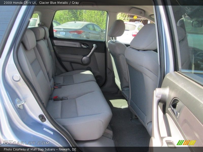 Glacier Blue Metallic / Gray 2009 Honda CR-V LX