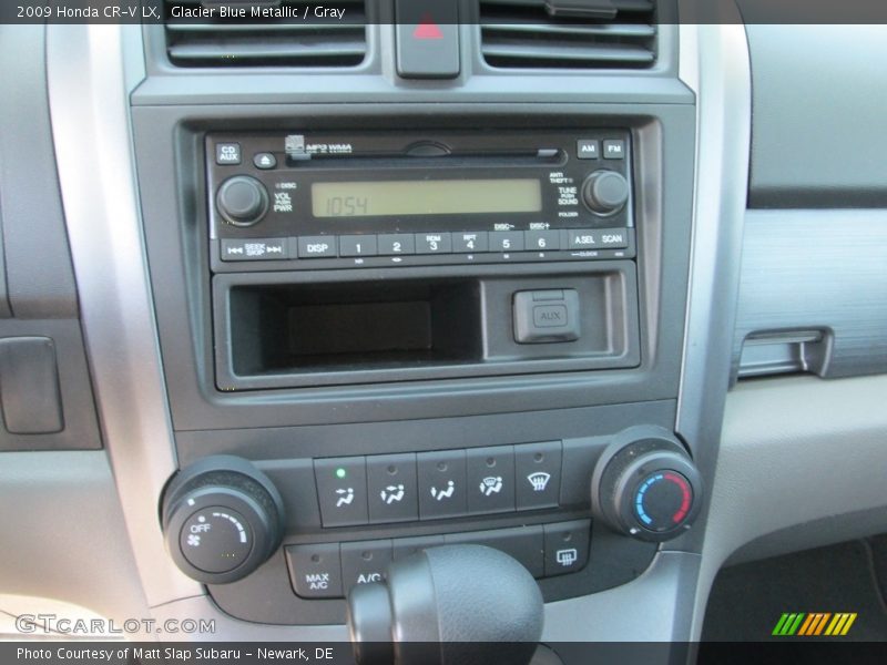 Glacier Blue Metallic / Gray 2009 Honda CR-V LX