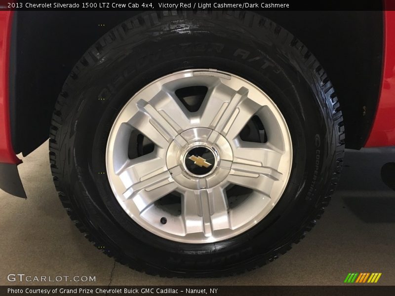 Victory Red / Light Cashmere/Dark Cashmere 2013 Chevrolet Silverado 1500 LTZ Crew Cab 4x4