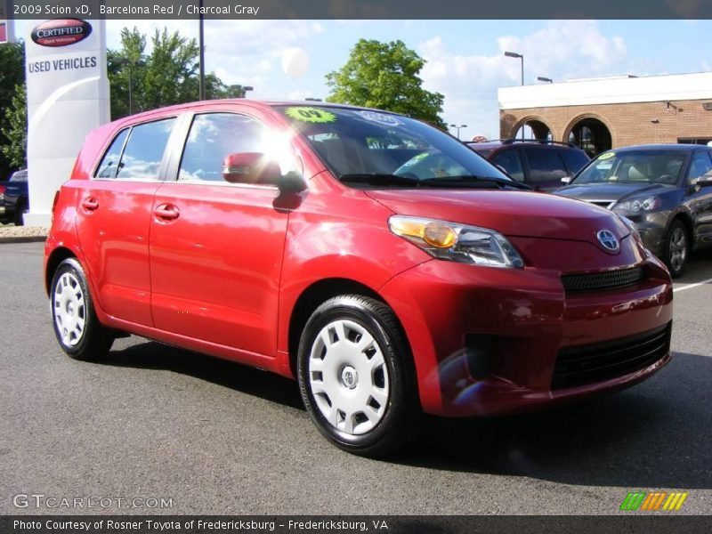 Barcelona Red / Charcoal Gray 2009 Scion xD