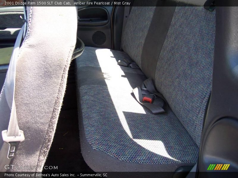Amber Fire Pearlcoat / Mist Gray 2001 Dodge Ram 1500 SLT Club Cab