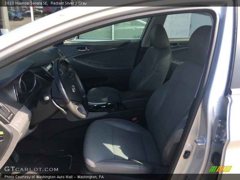 Radiant Silver / Gray 2013 Hyundai Sonata SE
