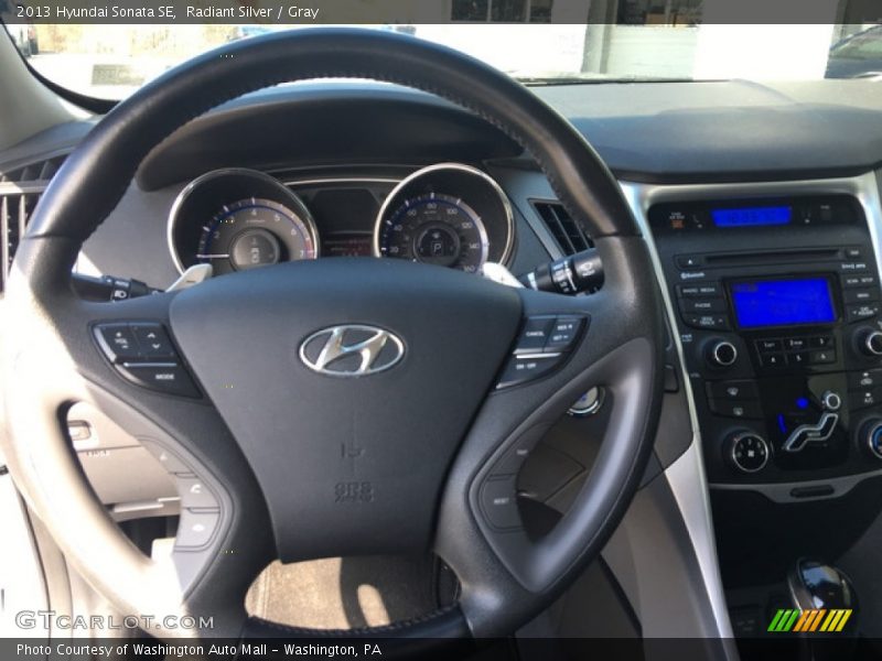 Radiant Silver / Gray 2013 Hyundai Sonata SE