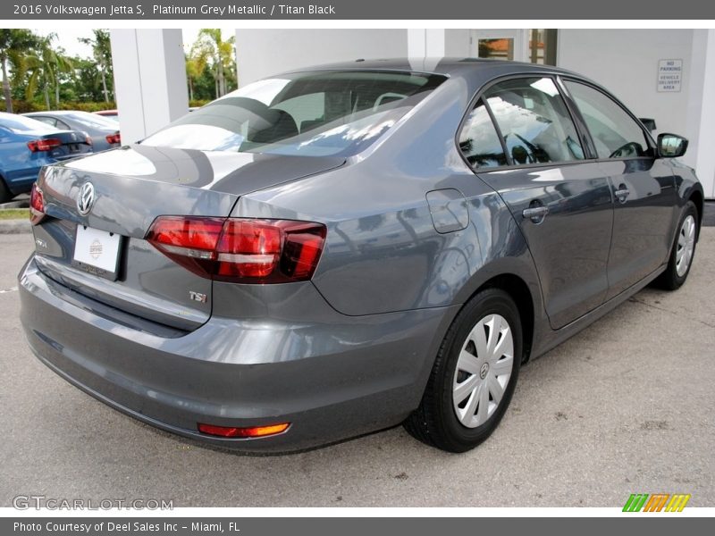 Platinum Grey Metallic / Titan Black 2016 Volkswagen Jetta S