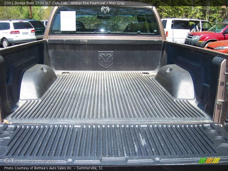 Amber Fire Pearlcoat / Mist Gray 2001 Dodge Ram 1500 SLT Club Cab