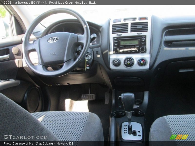 Royal Jade Green Metallic / Black 2008 Kia Sportage EX V6 4x4