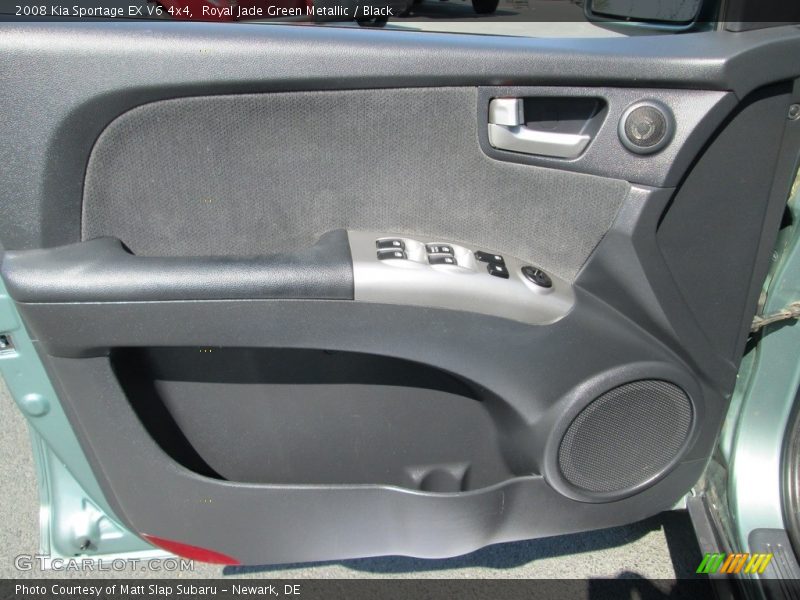 Royal Jade Green Metallic / Black 2008 Kia Sportage EX V6 4x4