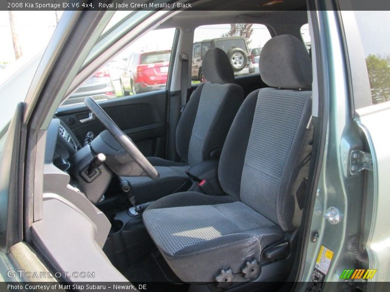 Royal Jade Green Metallic / Black 2008 Kia Sportage EX V6 4x4