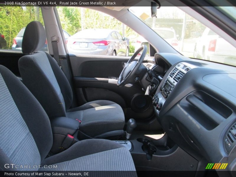 Royal Jade Green Metallic / Black 2008 Kia Sportage EX V6 4x4