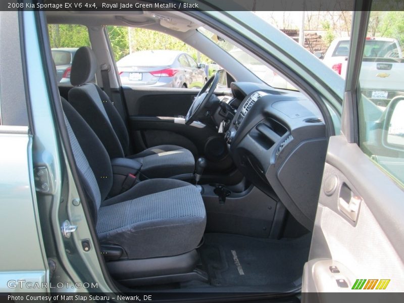 Royal Jade Green Metallic / Black 2008 Kia Sportage EX V6 4x4