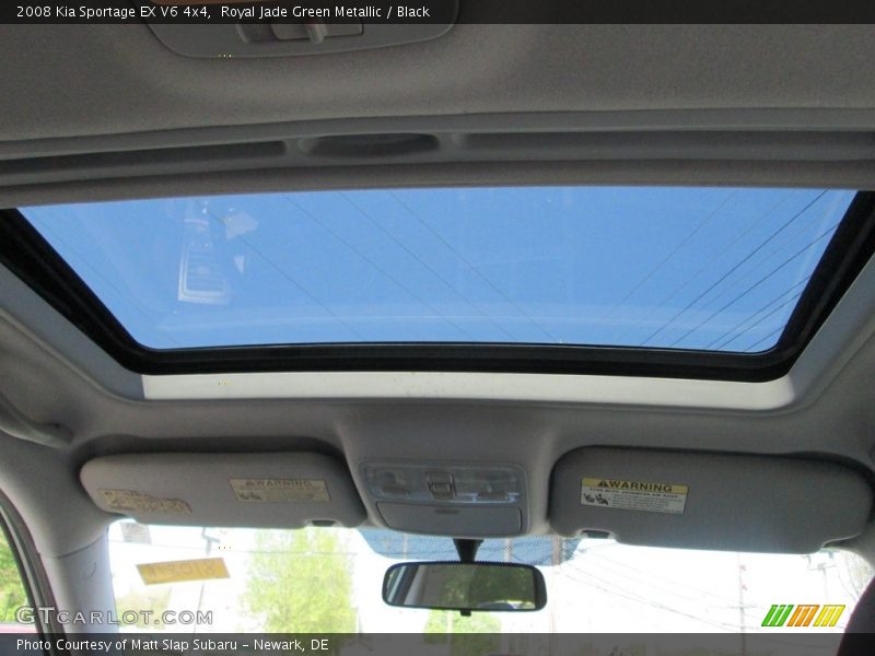 Royal Jade Green Metallic / Black 2008 Kia Sportage EX V6 4x4