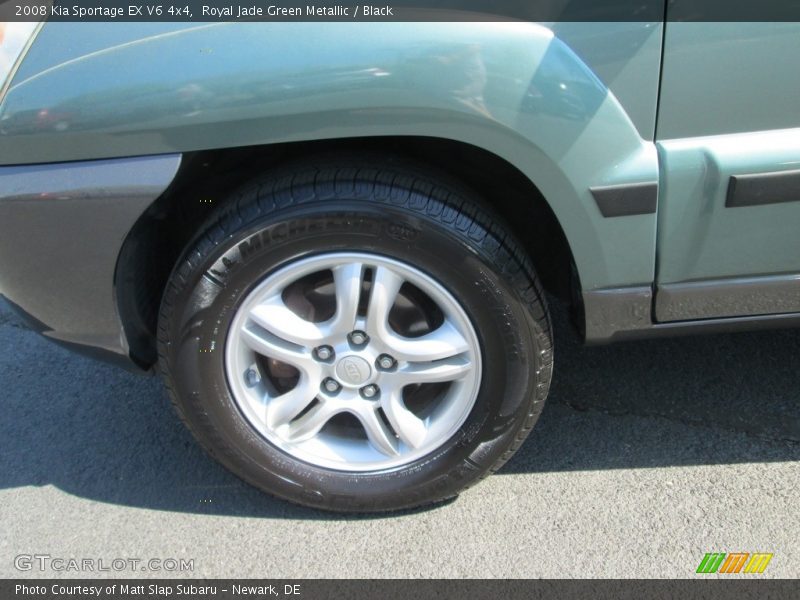 Royal Jade Green Metallic / Black 2008 Kia Sportage EX V6 4x4