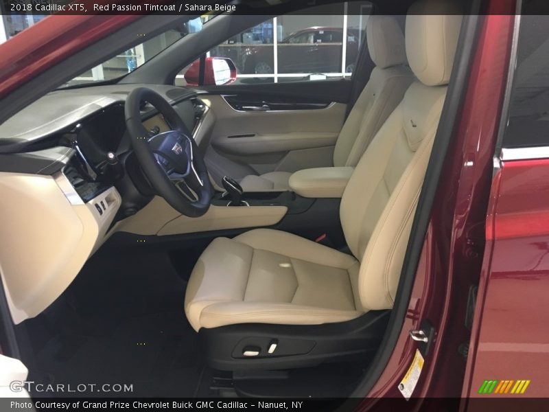 Red Passion Tintcoat / Sahara Beige 2018 Cadillac XT5