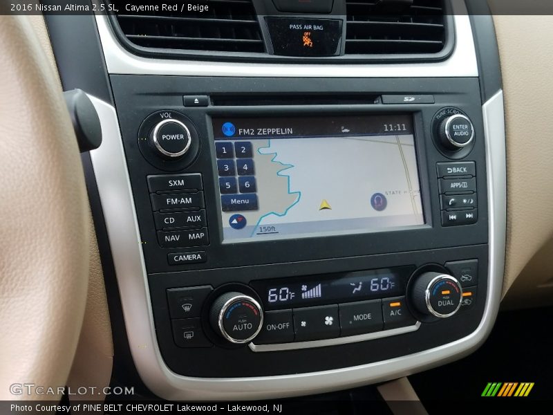 Cayenne Red / Beige 2016 Nissan Altima 2.5 SL