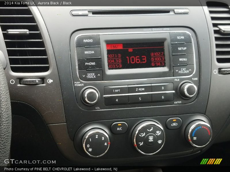 Aurora Black / Black 2014 Kia Forte LX