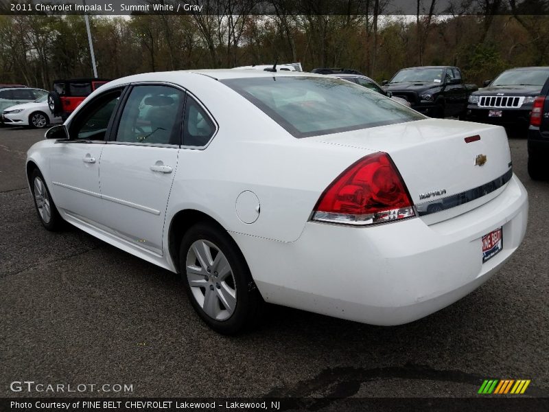 Summit White / Gray 2011 Chevrolet Impala LS