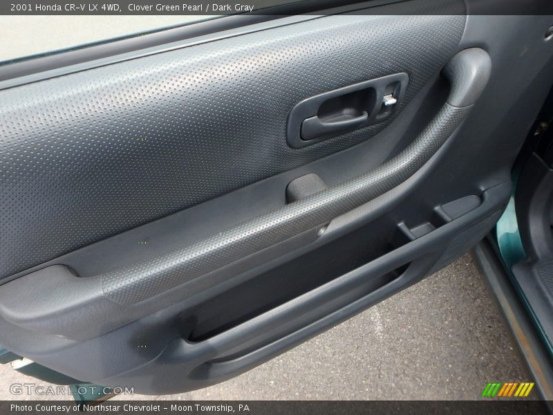 Clover Green Pearl / Dark Gray 2001 Honda CR-V LX 4WD