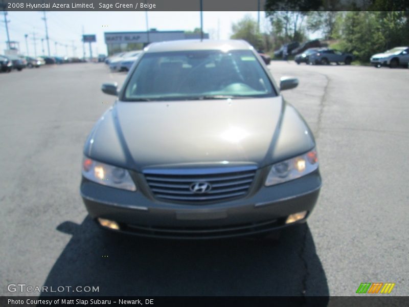 Sage Green / Beige 2008 Hyundai Azera Limited