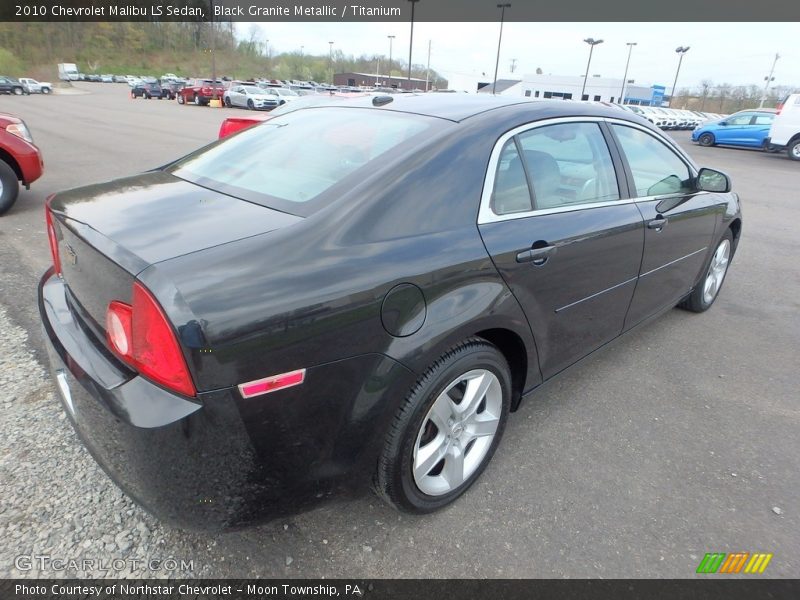 Black Granite Metallic / Titanium 2010 Chevrolet Malibu LS Sedan