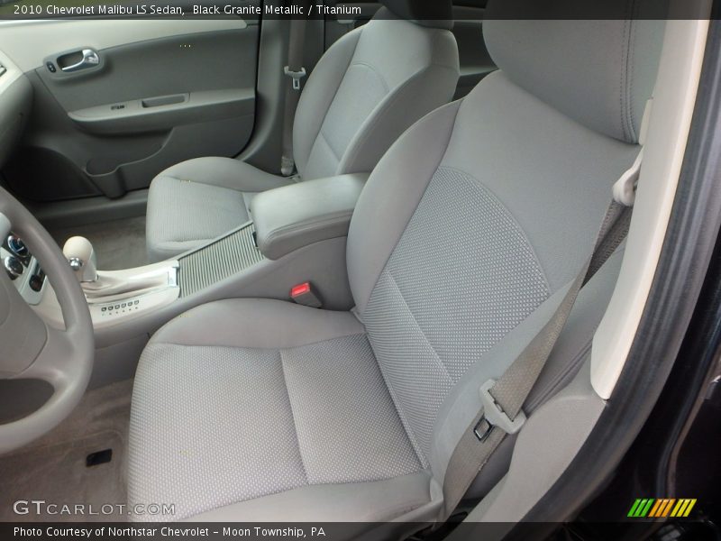 Black Granite Metallic / Titanium 2010 Chevrolet Malibu LS Sedan
