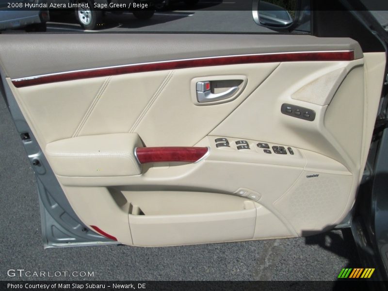 Sage Green / Beige 2008 Hyundai Azera Limited