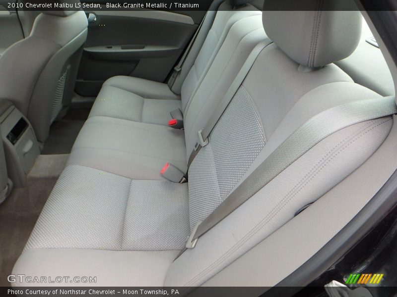 Black Granite Metallic / Titanium 2010 Chevrolet Malibu LS Sedan