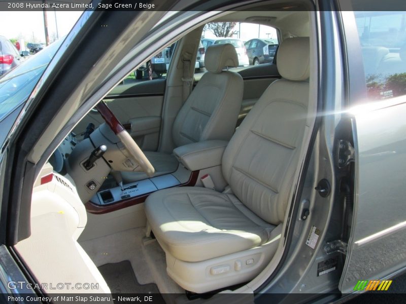 Sage Green / Beige 2008 Hyundai Azera Limited
