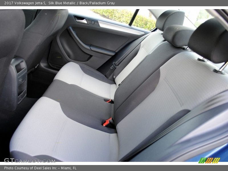 Silk Blue Metallic / Black/Palladium Gray 2017 Volkswagen Jetta S