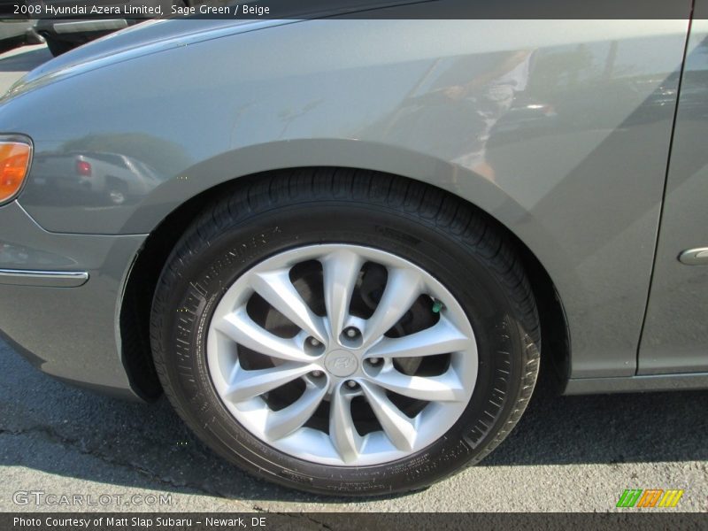 Sage Green / Beige 2008 Hyundai Azera Limited