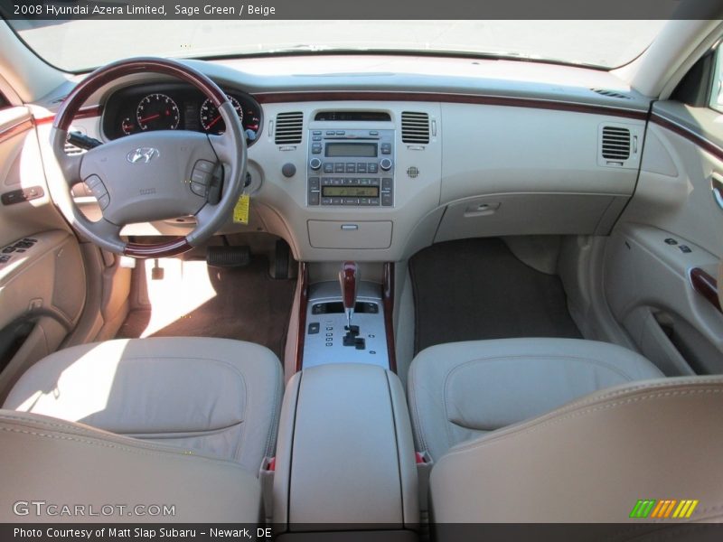 Sage Green / Beige 2008 Hyundai Azera Limited