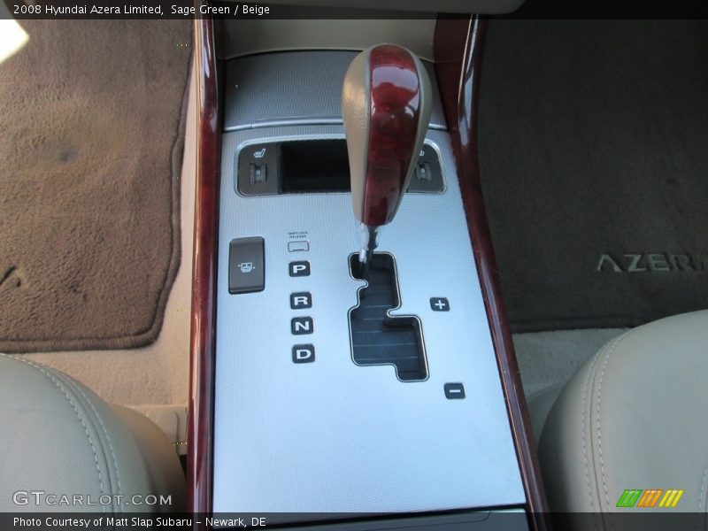Sage Green / Beige 2008 Hyundai Azera Limited
